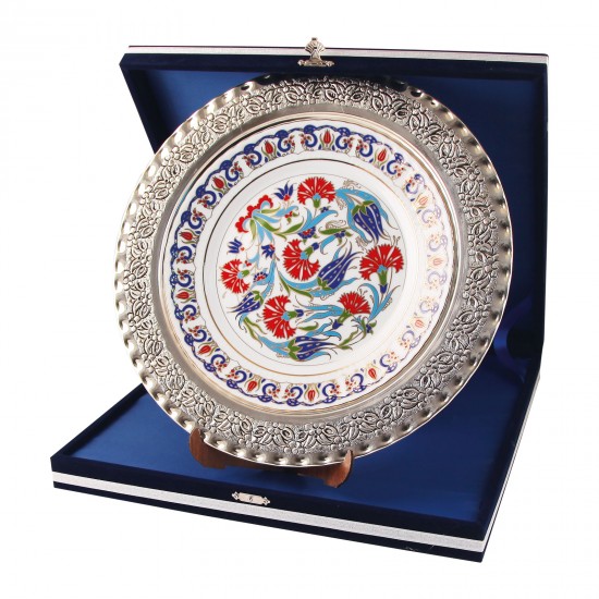 GPT-03 GÜMÜŞ İŞLEMELİ PLAKET TABAK, GPT-03 GPT-03 GÜMÜŞ İŞLEMELİ PLAKET TABAK, GPT-03