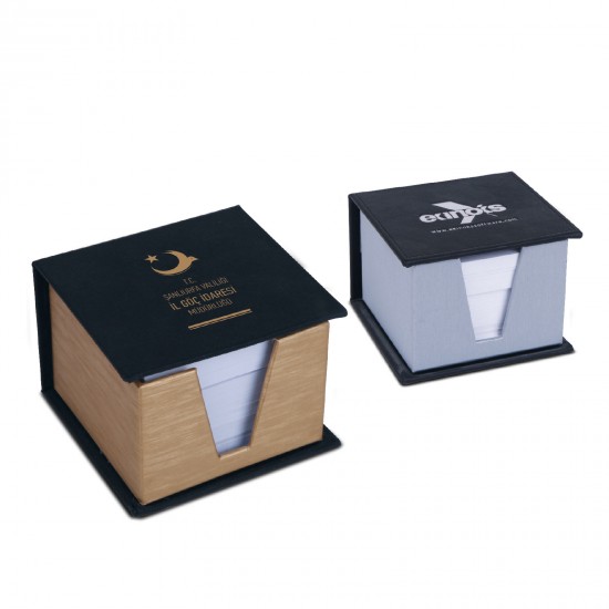 PM-44 CİLTBEZİ SIVAMALI KUTULU KÜP BLOKNOT, PM-44