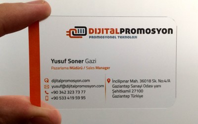 Şeffaf Kartvizit Gaziantep
