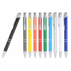 Çift Çizgili Metal Tükenmez Kalem 002