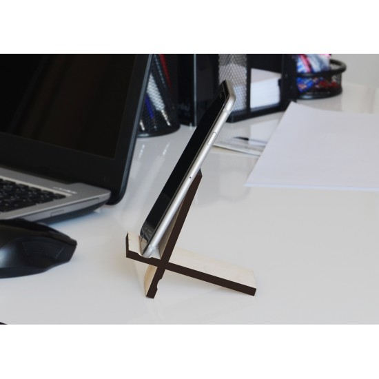 Ahşap İnce Telefon Standı, DP-AS-002 Ahşap İnce Telefon Standı, DP-AS-002