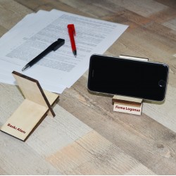 Ahşap İnce Telefon Standı