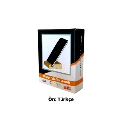 Ahşap Telefon Standı Premium