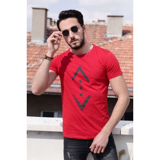Simit Yaka Kırmızı Tişört 02, DP-TŞR-002 Simit Yaka Kırmızı Tişört 02, DP-TŞR-002