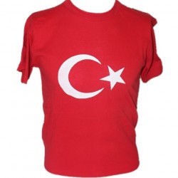 Simit Yaka Kırmızı Tişört 02