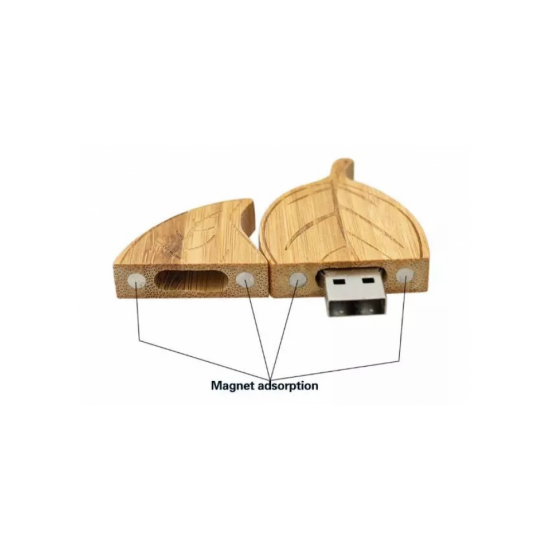 Yaprak Şeklinde Ahşap USB Flash Bellek 11, DP-U-AH11 Yaprak Şeklinde Ahşap USB Flash Bellek 11, DP-U-AH11