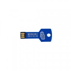 Anahtar USB Flash Bellek 01 Mavi