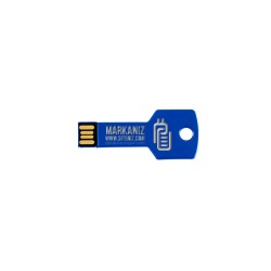 Anahtar USB Flash Bellek 01 Mavi