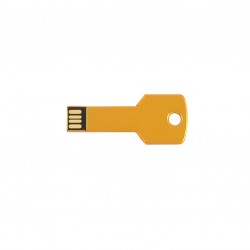 Anahtar USB Flash Bellek 01 Gold Sarı