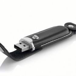 Deri Kaplama Metal USB Bellek 08