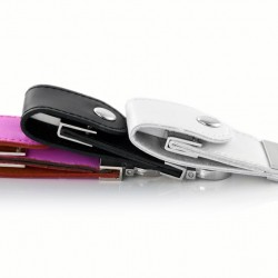 Deri Kaplama Metal USB Bellek 03