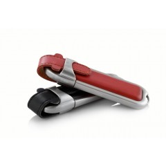 Deri Kaplama Metal USB Bellek 04
