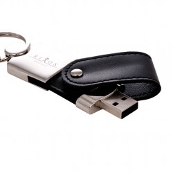 Deri Kaplama Metal USB Bellek 07