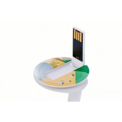 Yuvarlak Kart Şeklinde USB Bellek
