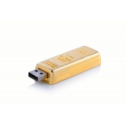 Altın Külçe Şeklinde USB Flash Bellek