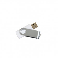 Swivel USB Flash Bellek Beyaz