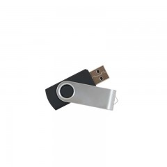 Swivel USB Flash Bellek Siyah